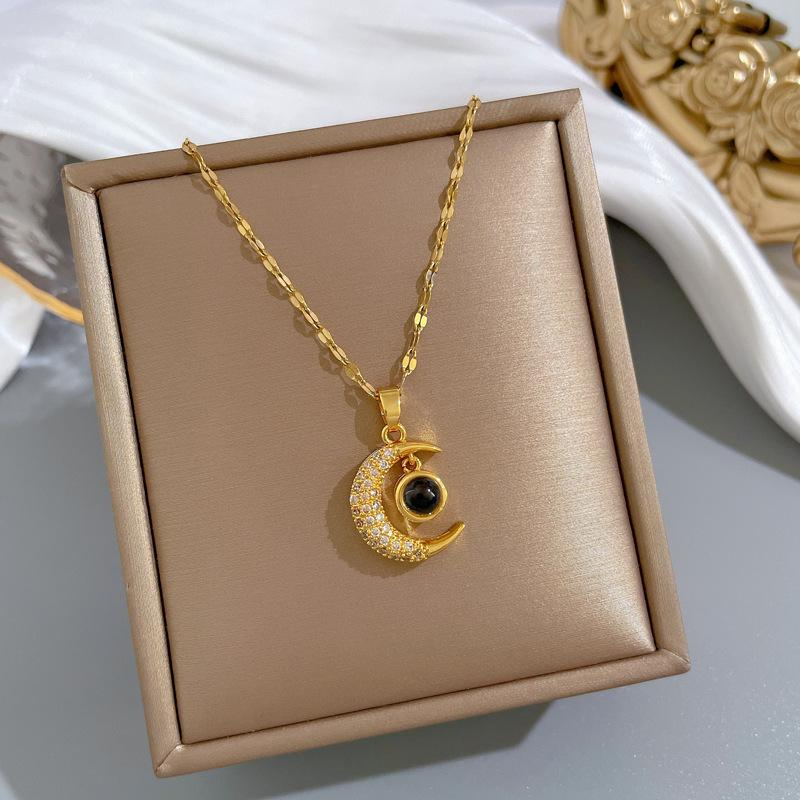 I Love You Locket 100 Language Projection Golden